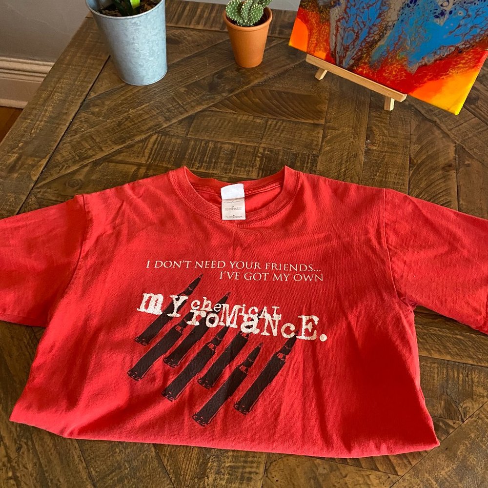 My Chemical Romance "I Don't need Your Friends I've Got My Own" Bullet Tour Tee